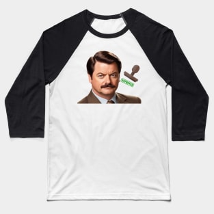 Ron Approves Funny Design Baseball T-Shirt